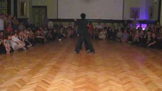 Bruno Tombari & Mariangles Caamano [1]. Argentine Tango Festival in Heinola, Finland. 24.07.2010