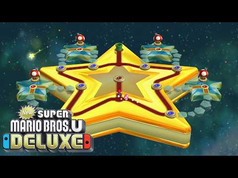WE 100% COMPLETE NEW SUPER MARIO BROS U DELUXE!! (Our First Playthrough)