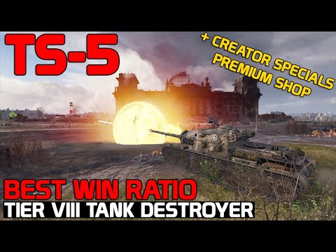 TS-5 - The BEST win ratio Tier VIII Tank Destroyer | World of Tanks