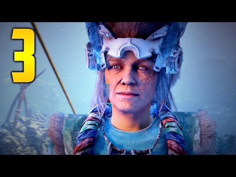 Horizon Zero Dawn - The Frozen Wilds‎ Gameplay Walkthrough - Part 3 "The Watchers" (Let's Play)