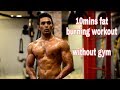 10 mins home fat burning workout(beginners)