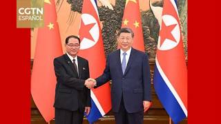 El presidente chino, Xi Jinping, se reúne con Pak Thae Song, primer ministro del gabinete de la RPDC