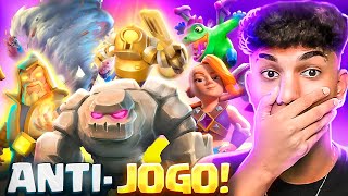 CRIEI O DECK COM A DEFESA E O ATAQUE MAIS ROUBADO DA ATUALIDADE NO CLASH ROYALE!