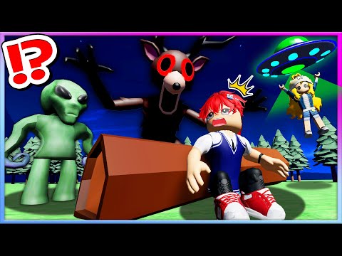 エイリアンがいる森で99日間生き残れ！超怖いサバイバルなロブロックス👽🌳【ROBLOX・ろぶろっくす】よろずや🍭