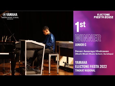 Yamaha Electone Fiesta 2022 , 1st Winner Junior C - Devan Aesaraya Hindrawan