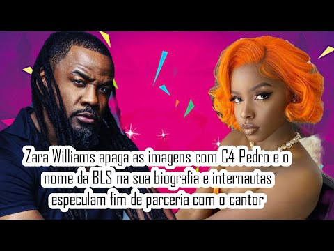 Zara Williams apaga as imagens com C4 Pedro e o nome da BLS na sua biografia