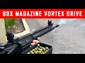 Shooting Demo MCS Paintball Box Magazine With High Performance Vortex Drive Mcs
