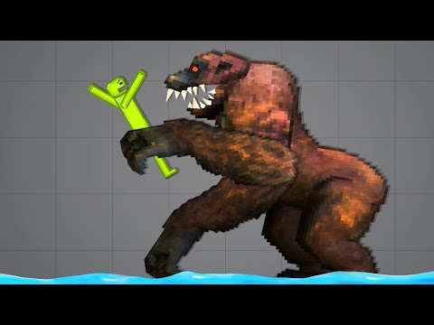 HORRIFYING Monsters EAT RAGDOLLS in Ragdoll Battle Sandbox!