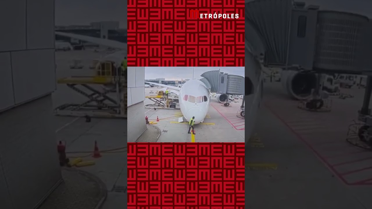 Trem de pouso de Boeing da Lufthansa colapsa e deixa feridos