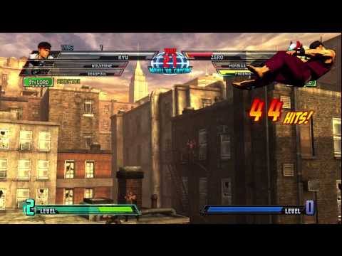Marvel vs Capcom 3 PS3 -- Non-Ranked Matches 113 - Keepaway Time Runners