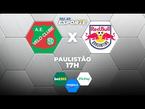 VELO CLUBE X BRAGANTINO - AO VIVO | CAMPEONATO PAULISTA – 08/02/2026