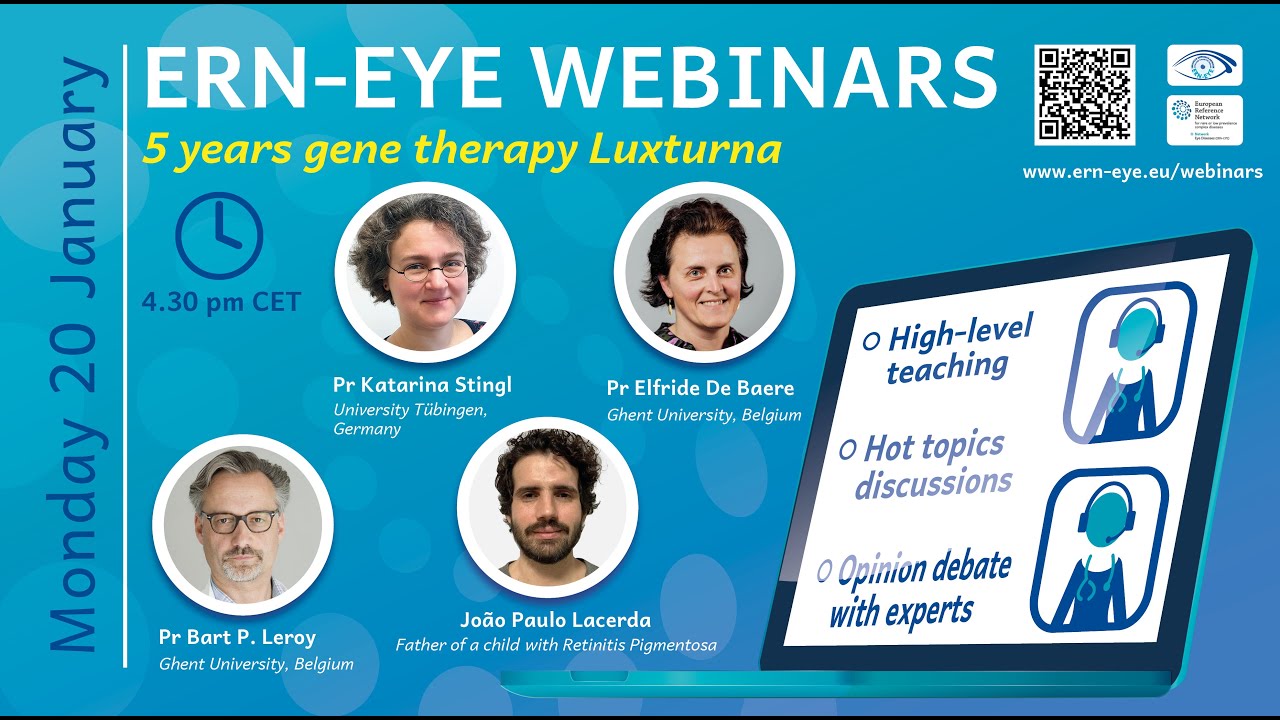 ERN-EYE Webinar – 5 years gene therapy Luxturna