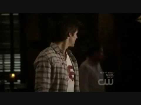 The Vampire Diories 2×09 enbing scene "Amen Omen"Ben Harper! Stefan and ellena!