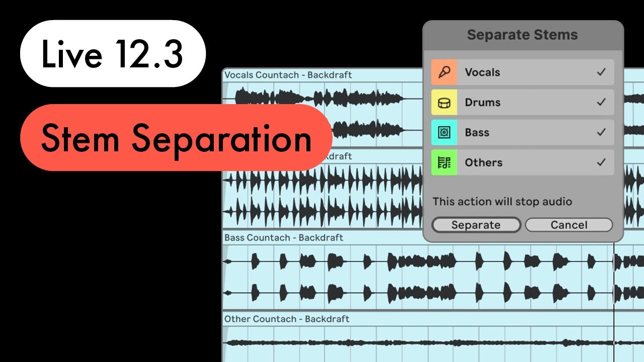 Coming in Live 12.3 – Stem Separation - YouTube