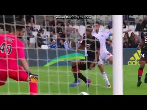 Goal 1 3 Morgan Sanson   Marseille vs Rennes HD