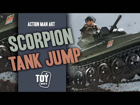 Action Man Scorpion Tank jump
