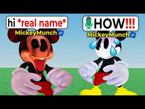 Trolling MickeyMunch as Fake MickeyMunch