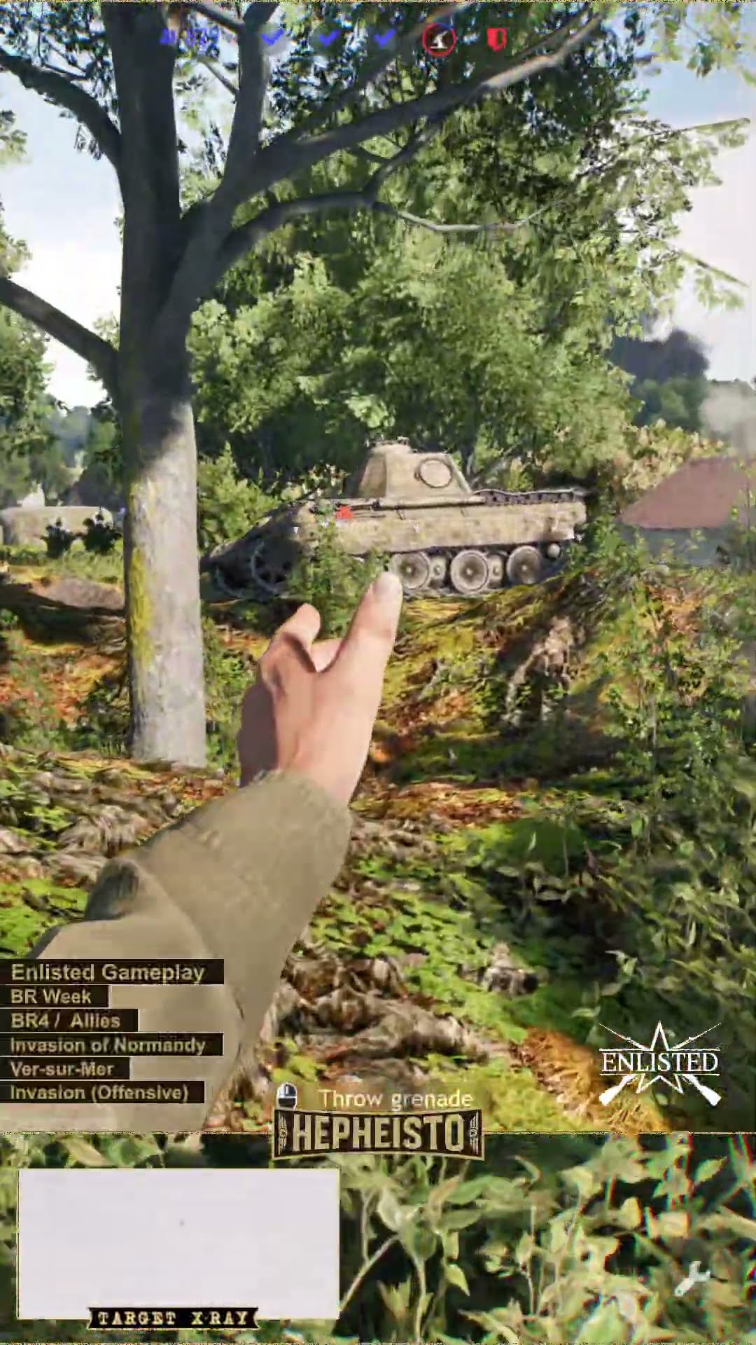 Driver eliminates Panther A with Explosion Pack