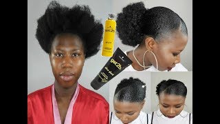 How To : Sleek Low Bun Tutorial with Got2b glued &amp; got2b spray | AMI FULLEST