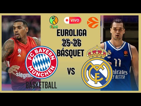 BAYERN MUNICH VS REAL MADRID | EUROLIGA 2025/2026  | BASKET