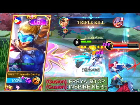 DELETE EVERYONE WITH THIS SPELL! | TOP 1 GLOBAL FREYA | FREYA BEST BUILD 2022 | MUST WATCH | MLBB✓