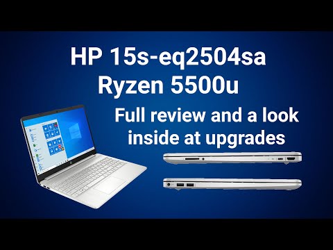 HP 15s-eq2504sa Laptop Review & look at the internal upgrade options