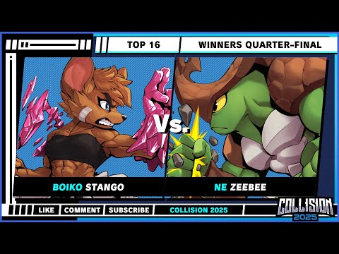 Collision 2025 - Top 16 - Stango (Olympia) VS ZeeBee (Kragg) - Rivals of Aether 2 - ROA2