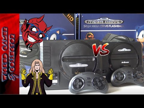 Sega Flashback Mini Classic OLD 2017 vs. NEW 2019 Comparison