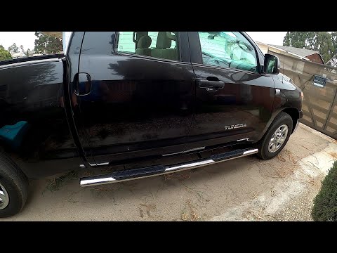 Installing MaxMate Running Boards On The 2008 Toyota Tundra