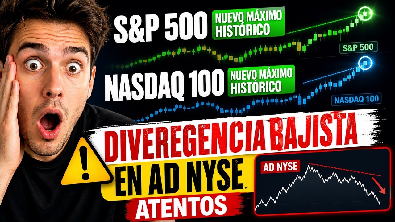 🚨 NUEVOS MÁXIMOS en S&P 500 y Nasdaq 100… PERO ⚠️ ¿ALERTA de giro?