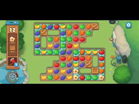 [Gameplay] We Bare Bears Match3 - Level 38 (No Boosters)