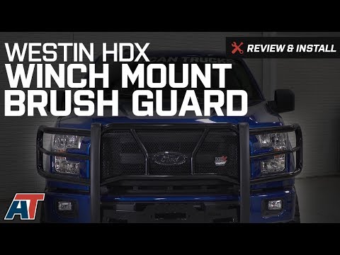 2015-2017 F150 Westin HDX Winch Mount Brush Guard Review & Install