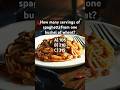 How Many Servings Of Spaghetti From 1 Bushel Of Wheat Agriculture Farming Farm Farmcredit