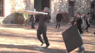 На съемках сериала "Земля волков 1 сезон"