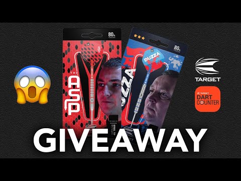 NEW TARGET DARTS GIVEAWAY - Nathan Aspinall & Glen Durrant 🎯🔥