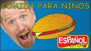 La comida para niños | Steve and Maggie Español Latino | Free Printables