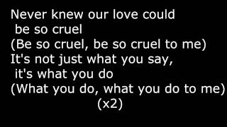 Jessie Ware Cruel (Lyrics)