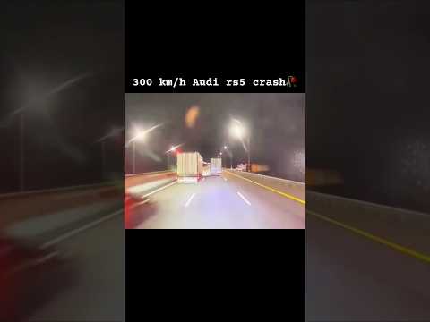 300 km/h Audi rs5 crash🥀#automobile #rgefrozen #cartok #rgestudio #edit #rge #meme #duet #car