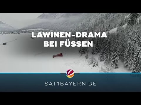 Lawine erfasst Werksbus: Zwölf Insassen bei Füssen unverletzt