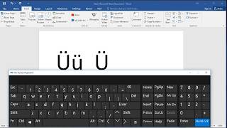 How to type letter U with Diaeresis (two dots) in Word: How to Put Double Dots Over a Letter