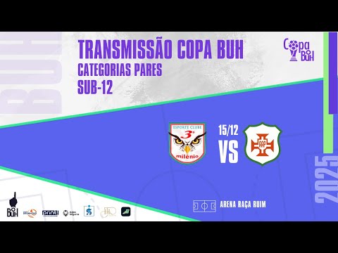 TERCEIRO MILÊNIO X PORTUGUESA SANTISTA - AO VIVO - GRANDE FINAL | SUB 12 | 15/12/2025