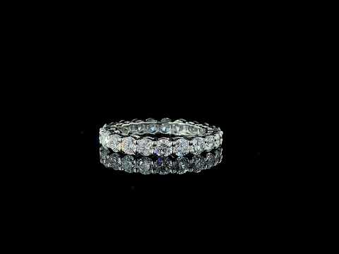 14k Gold 3.29 Ct Lab Grown Diamond Full Eternity Band, Stackable Band