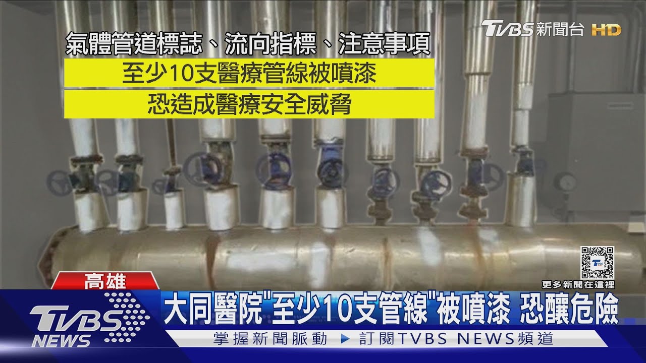 繼經營權之爭 大同醫院「至少10支管線被噴漆」檢調著手調查