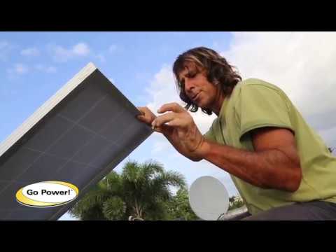 Go Power solar kit installation