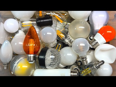 Random LED Light Bulbs Turning On! (Box o Bulbs)
