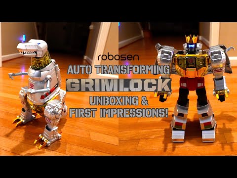 Transformers Auto-Converting Grimlock EARLY UNBOXING/FIRST IMPRESSIONS!