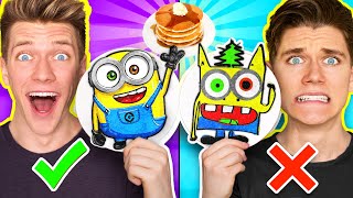 Best of Pancake Art Challenges!! *Must See* How To Make Disney Marvel Avengers & Minecraft vs Roblox