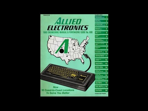 1980 Allied Electronics - Engineering Manual & Purchasing Guide Catalog #800