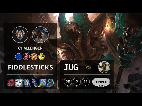 Fiddlesticks Jungle vs Nidalee - EUW Challenger Patch 10.11