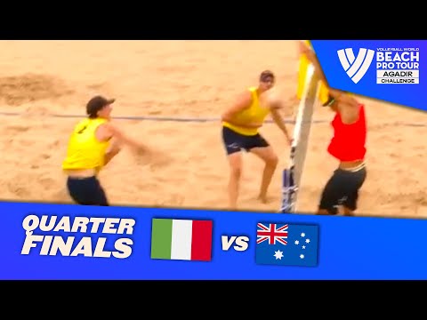 Carambula/Rossi vs. McHugh/Burnett - Quarter Finals Highlights Agadir 2022 #BeachProTour